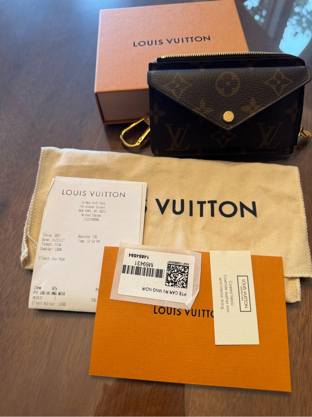 Louis Vuitton Key Card Holder